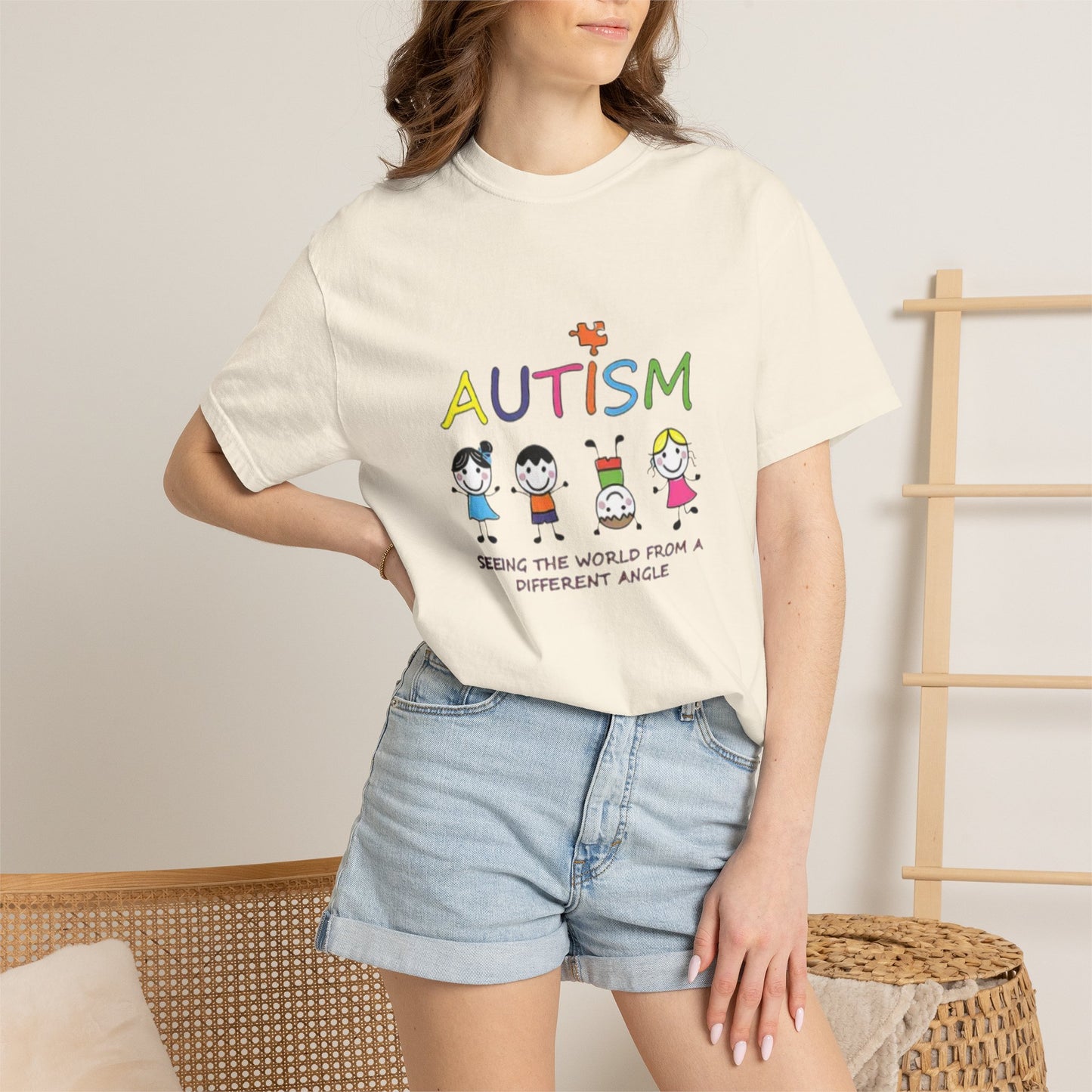 Autism, Seeing the World From a Different Angle T-shirt
