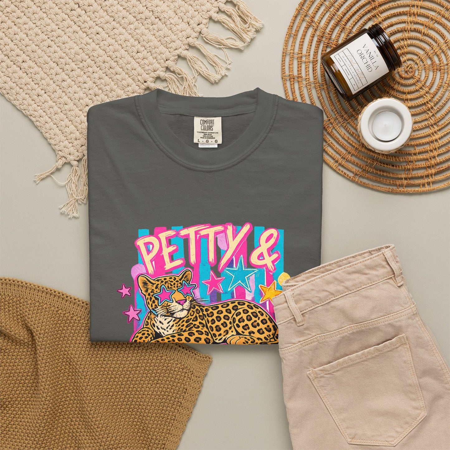 Petty & Predatory Leopard Graphic T-Shirt