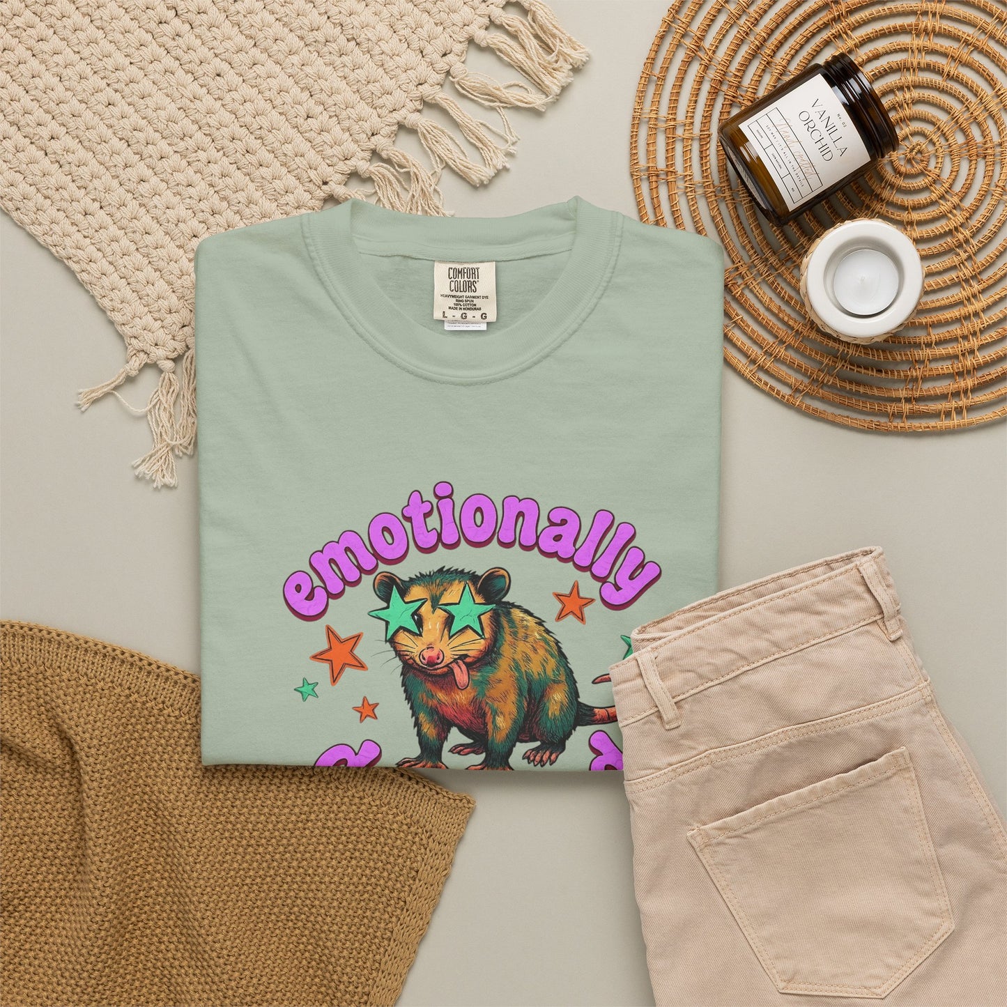 Emotionally Deceased T-Shirt — Vintage Cat Graphic Tee
