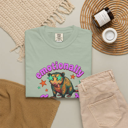 Emotionally Deceased T-Shirt — Vintage Cat Graphic Tee