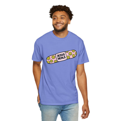 Jesus Heals Bandage T-Shirt — Christian Faith Graphic Tee