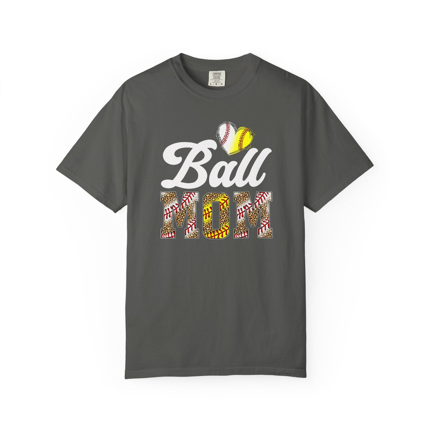 Mom Floral Pattern T-Shirt — Colorful Floral "MOM" Graphic Tee