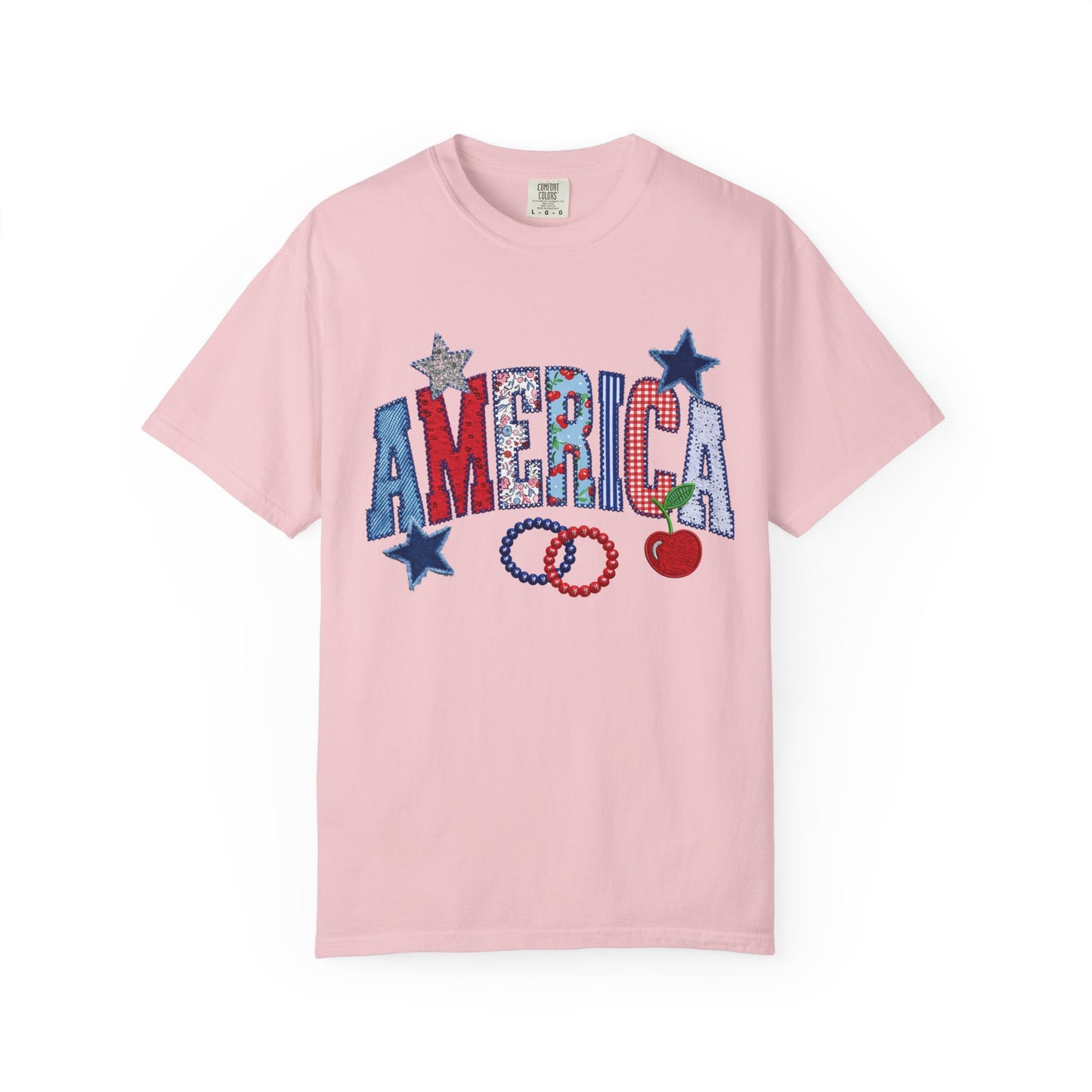 America Graphic T-Shirt — Patriotic Stars & Stripes Tee