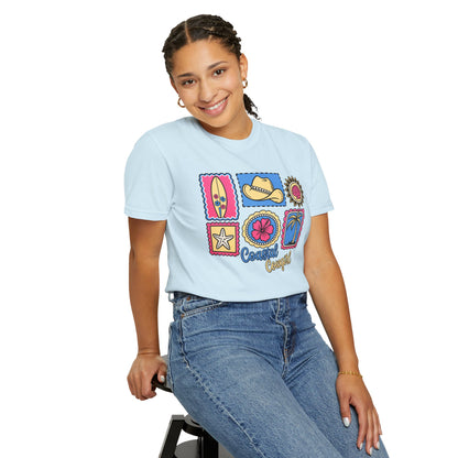 Coastal Cowgirl Graphic T-Shirt — Retro Beach Icons Tee