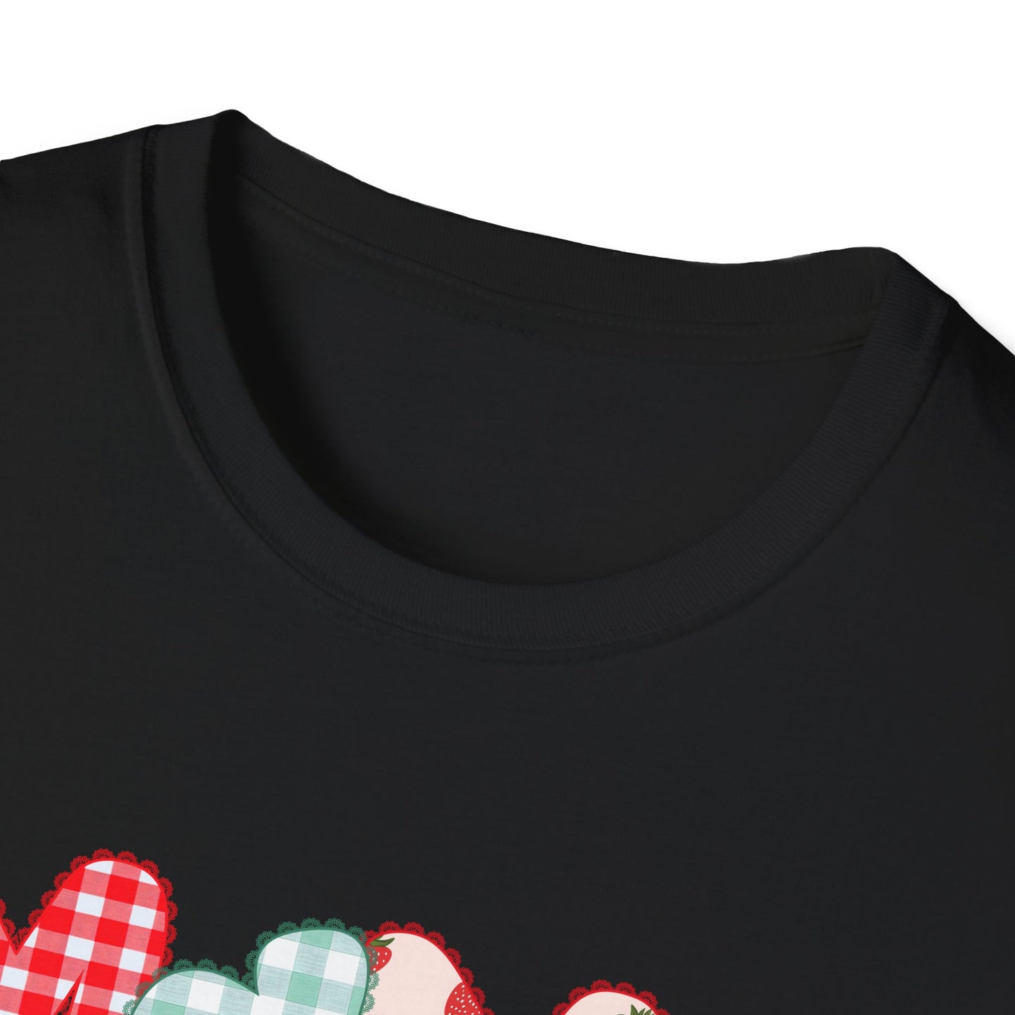 Mama Patterned Patchwork T-Shirt — Floral & Gingham "Mama" Design, Cute Mother's Day Gift