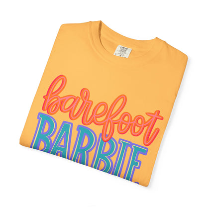 Barefoot Barbie T-Shirt — Retro Colorblock Graphic Tee