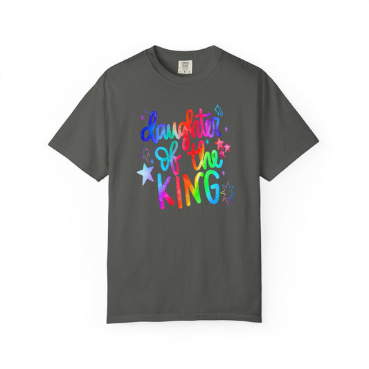 Daughter of the King T-Shirt — Colorful Faith Graphic Tee