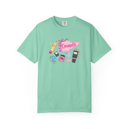 Retro Teen Essentials Graphic T-Shirt — 'Cassette' Collage Design