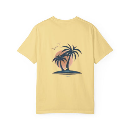 Palm Trees In the Sun, Front & Back T-shirt