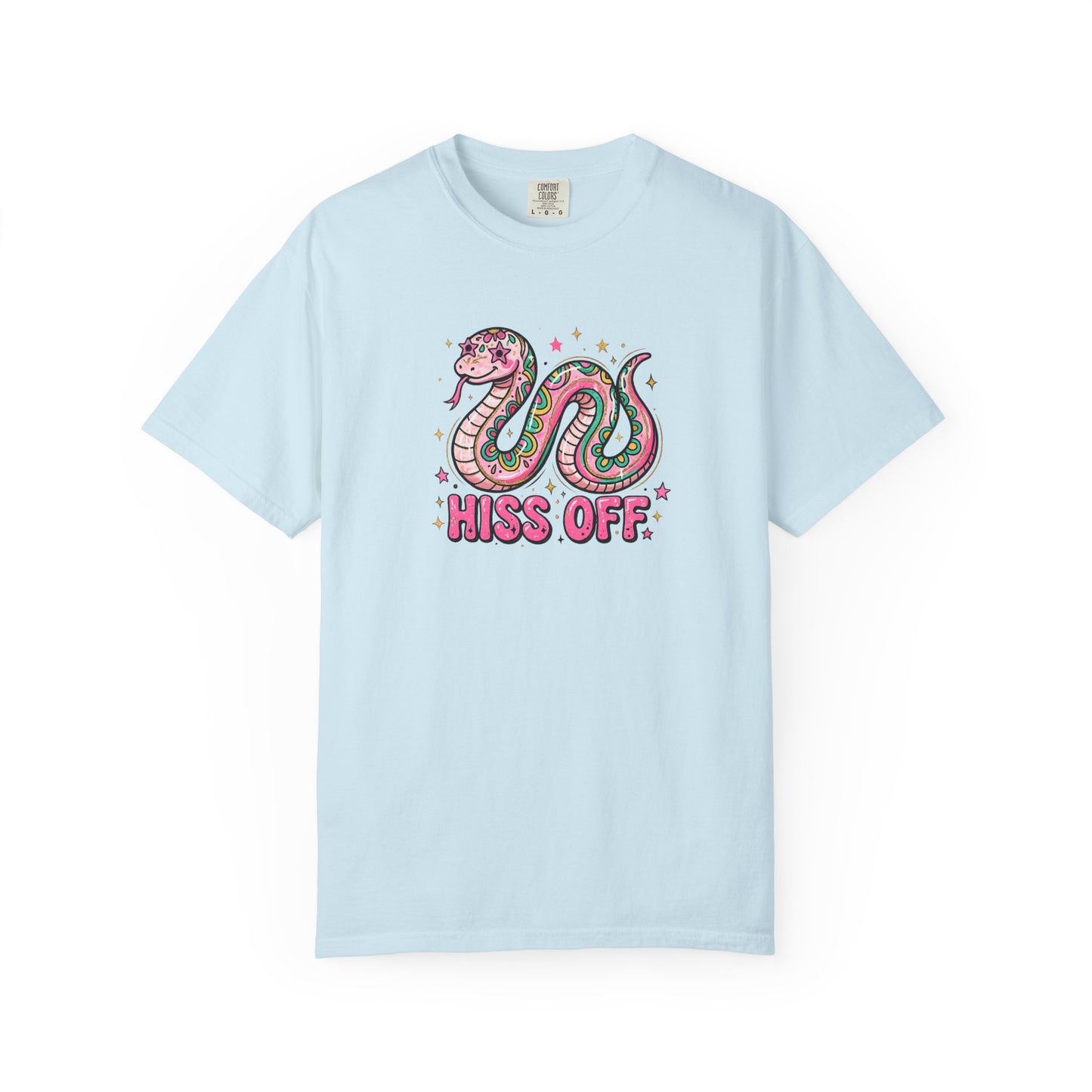 Snake "Hiss Off" Graphic T-Shirt — Retro Cute Reptile Tee