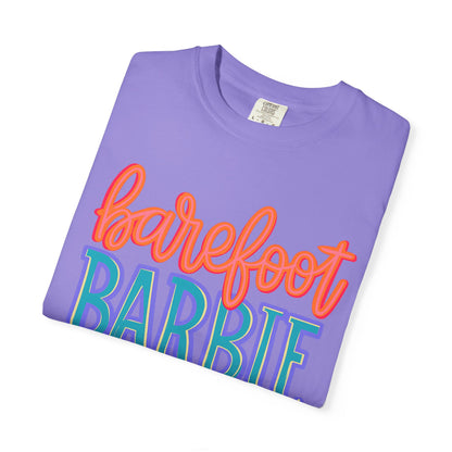 Barefoot Barbie T-Shirt — Retro Colorblock Graphic Tee