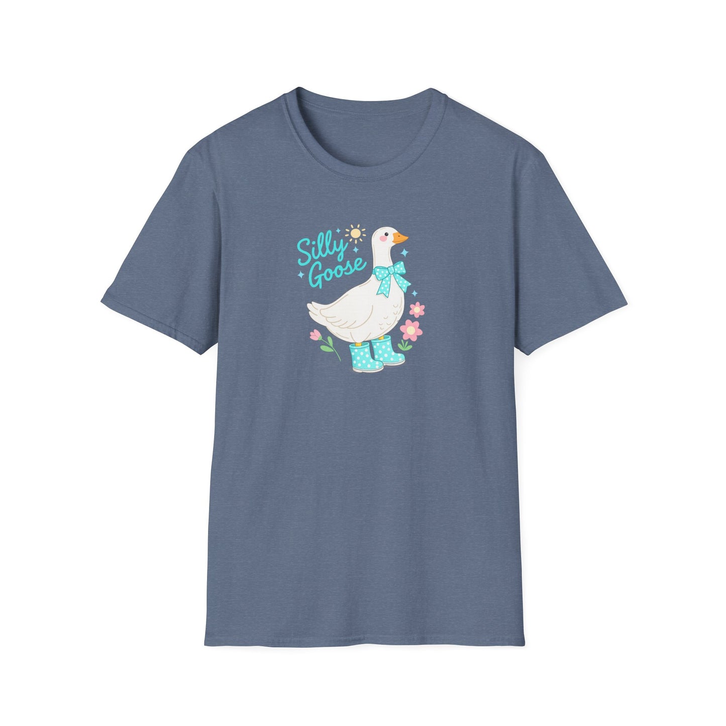 Silly Goose T-Shirt — Cute Duck Illustration Tee for Kids & Animal Lovers