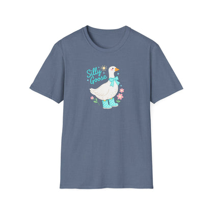 Silly Goose T-Shirt — Cute Duck Illustration Tee for Kids & Animal Lovers