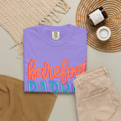 Barefoot Barbie T-Shirt — Retro Colorblock Graphic Tee