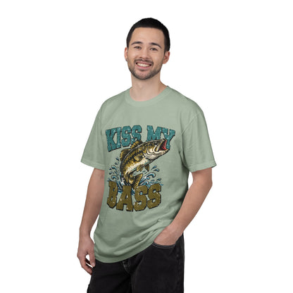 Kiss My Bass Fishing T-Shirt — Humorous Bass Angler Tee