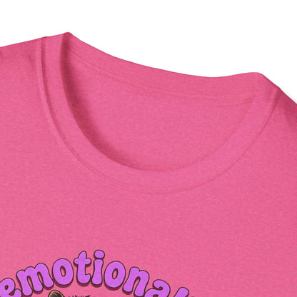 Emotionally Deceased T-Shirt — Cute Colorful Armadillo Graphic