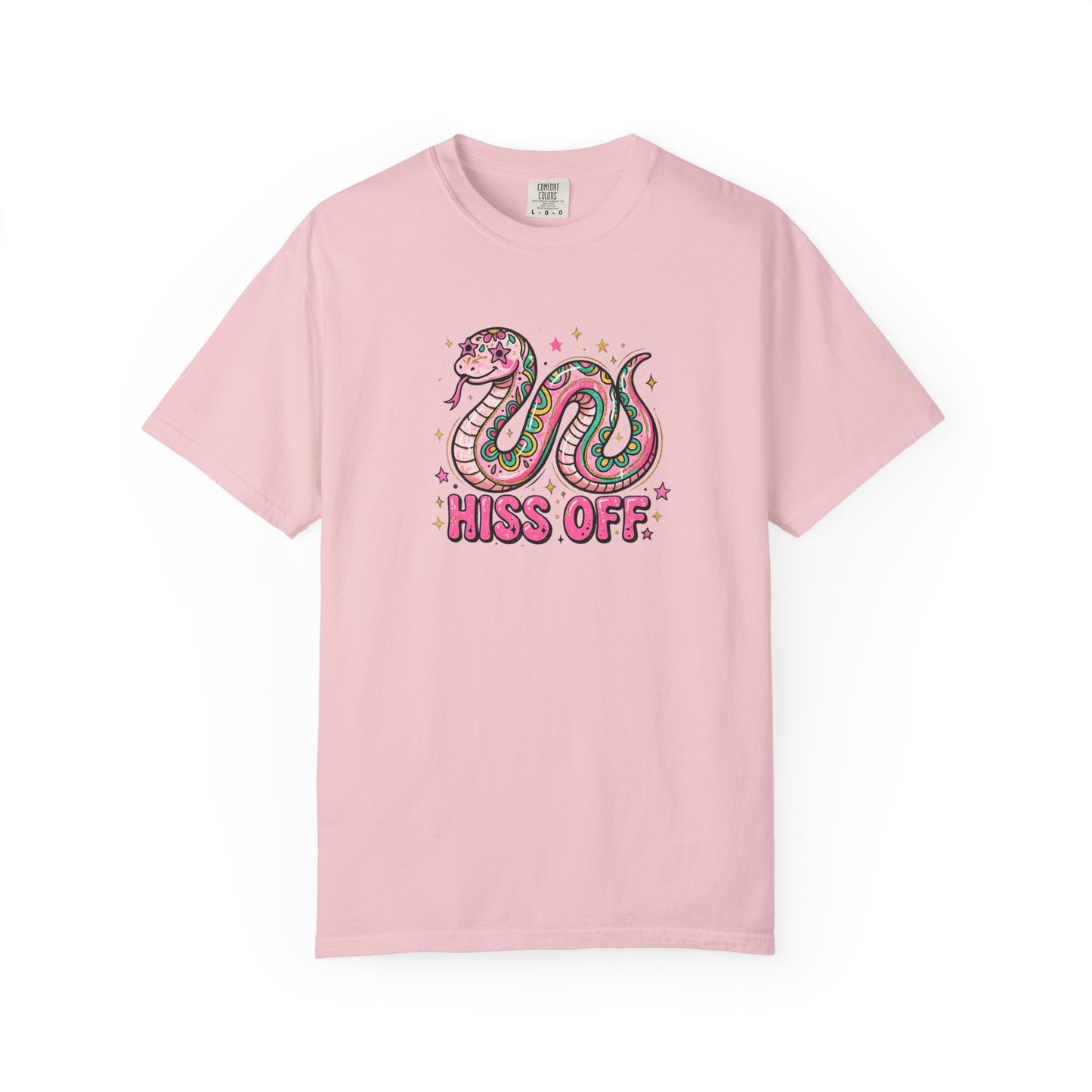 Snake "Hiss Off" Graphic T-Shirt — Retro Cute Reptile Tee