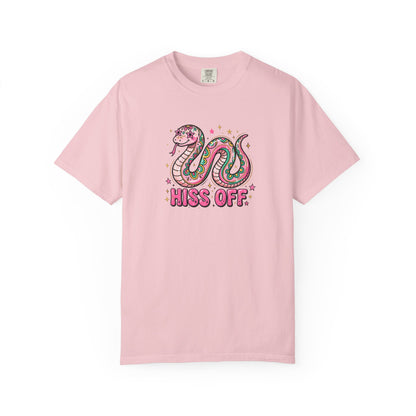 Snake "Hiss Off" Graphic T-Shirt — Retro Cute Reptile Tee