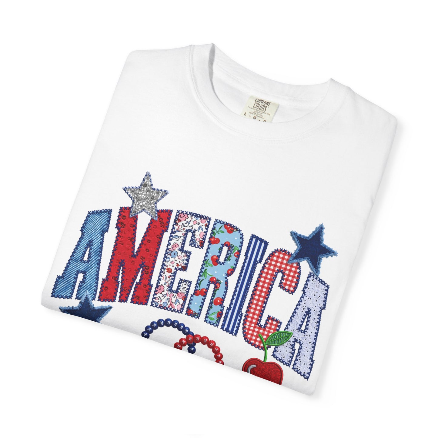 America Graphic T-Shirt — Patriotic Stars & Stripes Tee