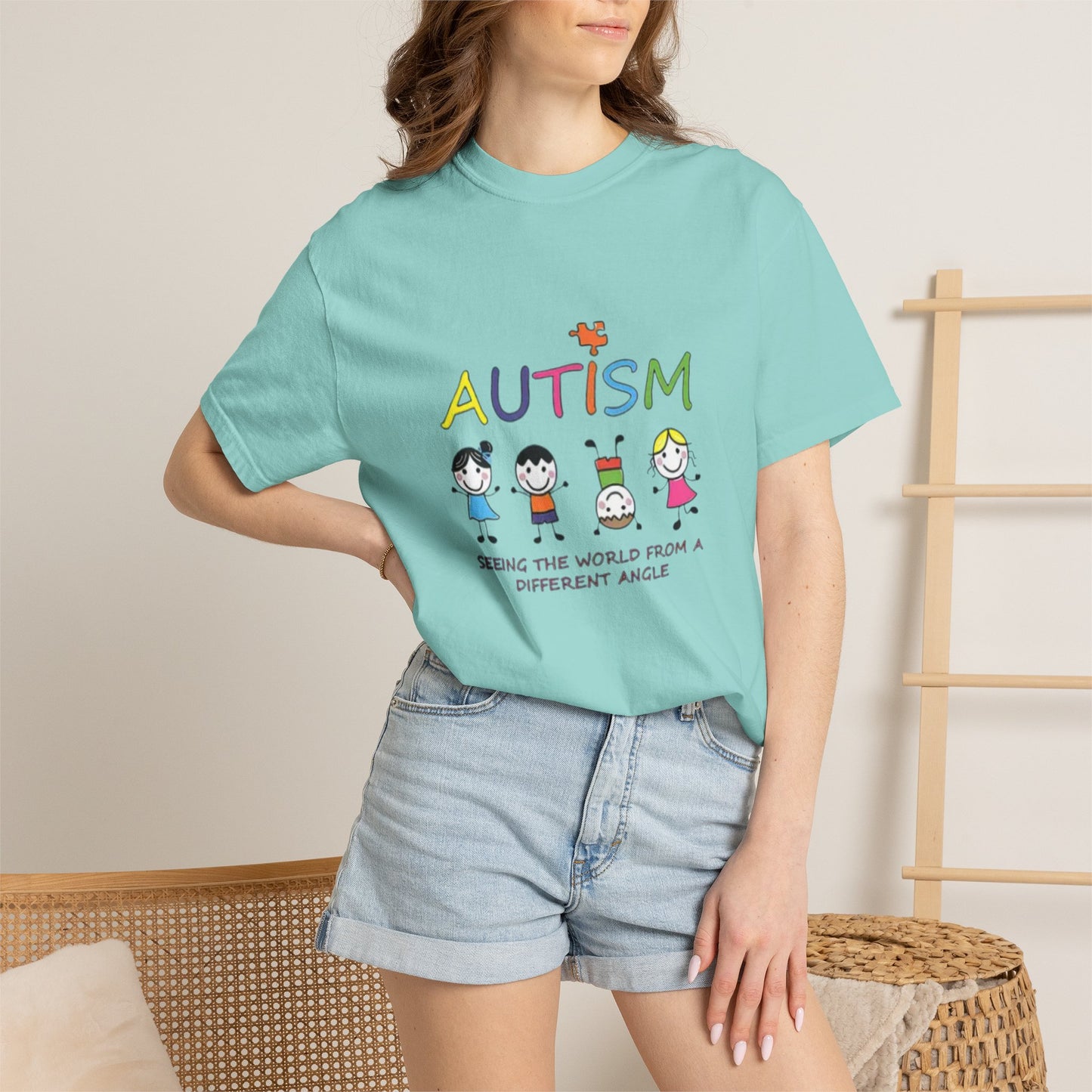 Autism, Seeing the World From a Different Angle T-shirt