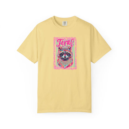 Feral Raccoon comfort color T-shirt