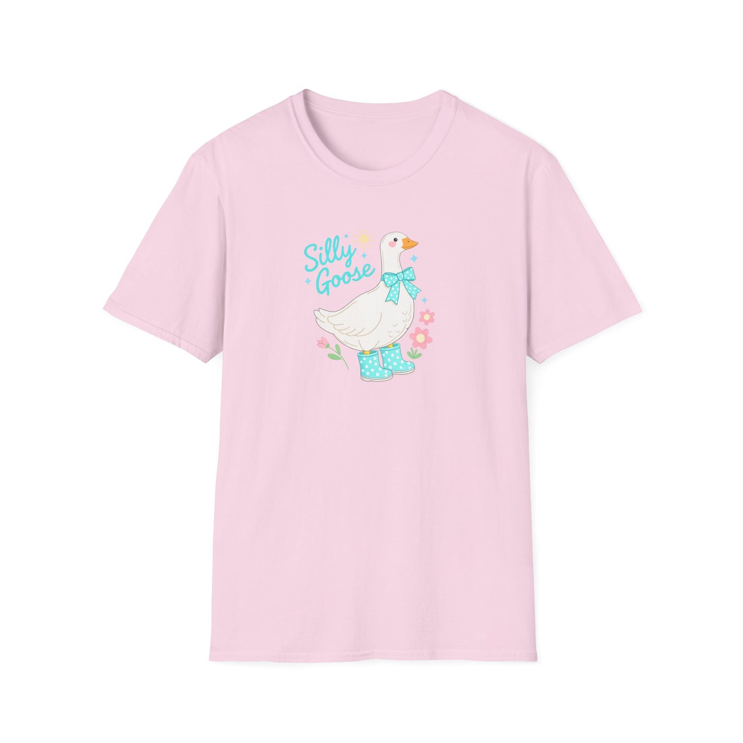 Silly Goose T-Shirt — Cute Duck Illustration Tee for Kids & Animal Lovers
