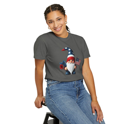 Patriotic Gnome T-Shirt — American Flag 4th of July Tee