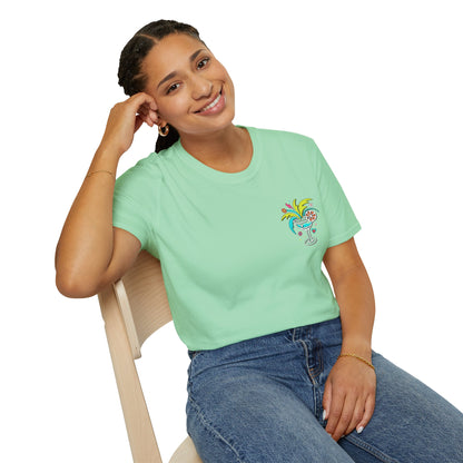 T-Shirt — "Tanned and Tipsy" Tropical Cocktail Graphic Tee