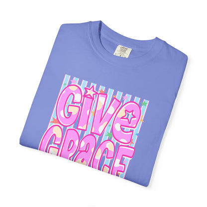 Give Grace T-Shirt — Pastel Retro Graphic Tee