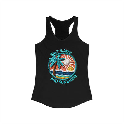 Salt water & sunshine Racerback Tank