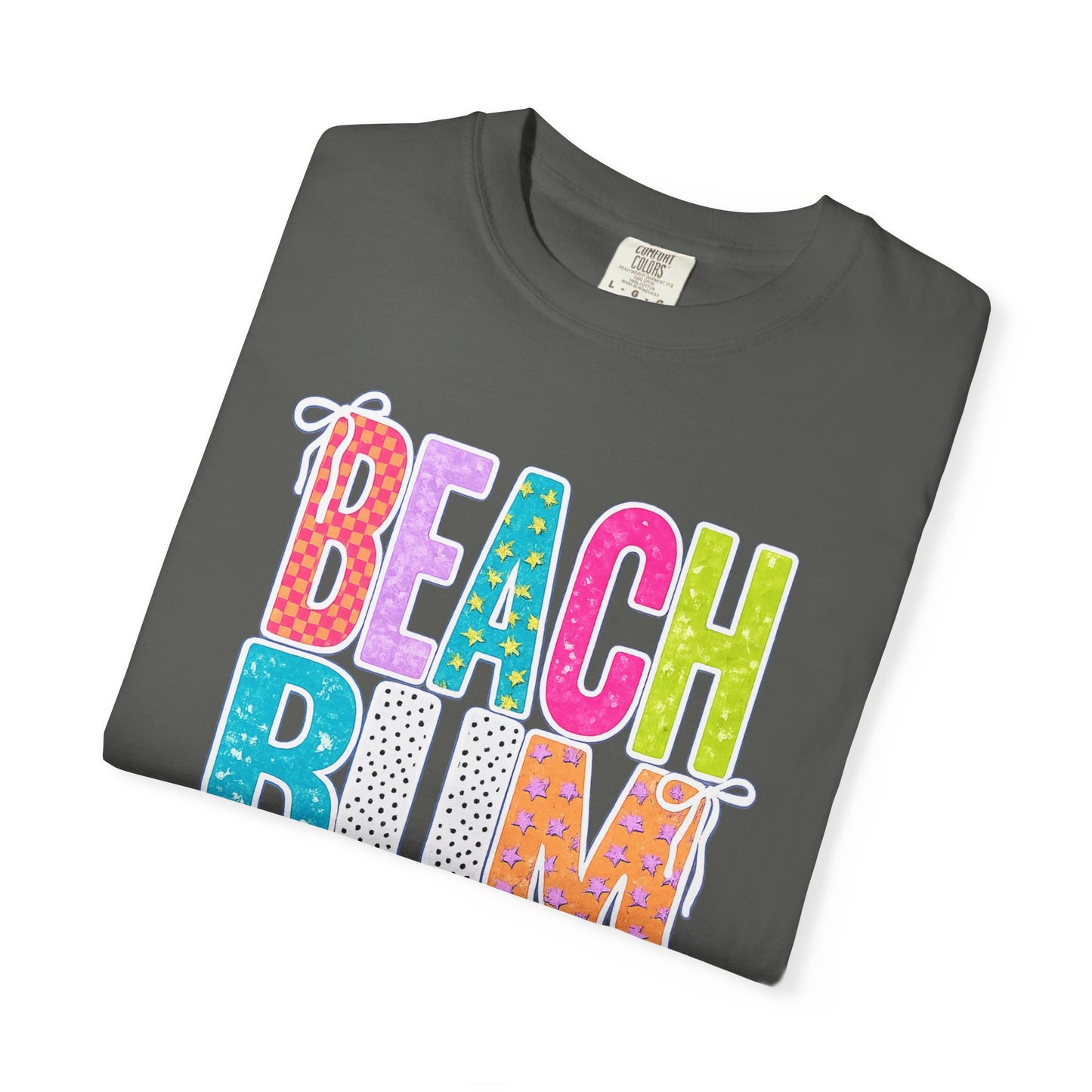 Beach Bum T-Shirt — Colorful Retro Lettering Summer Tee