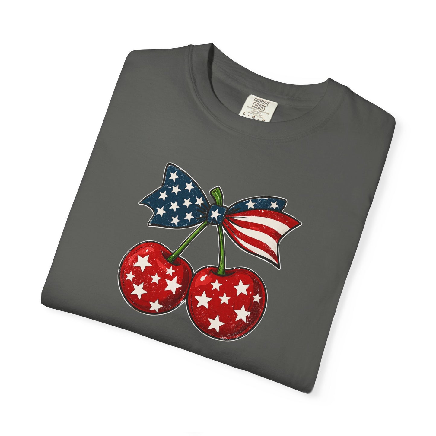 American Flag Cherry T-Shirt