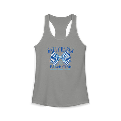 Salty babes blue Racerback Tank