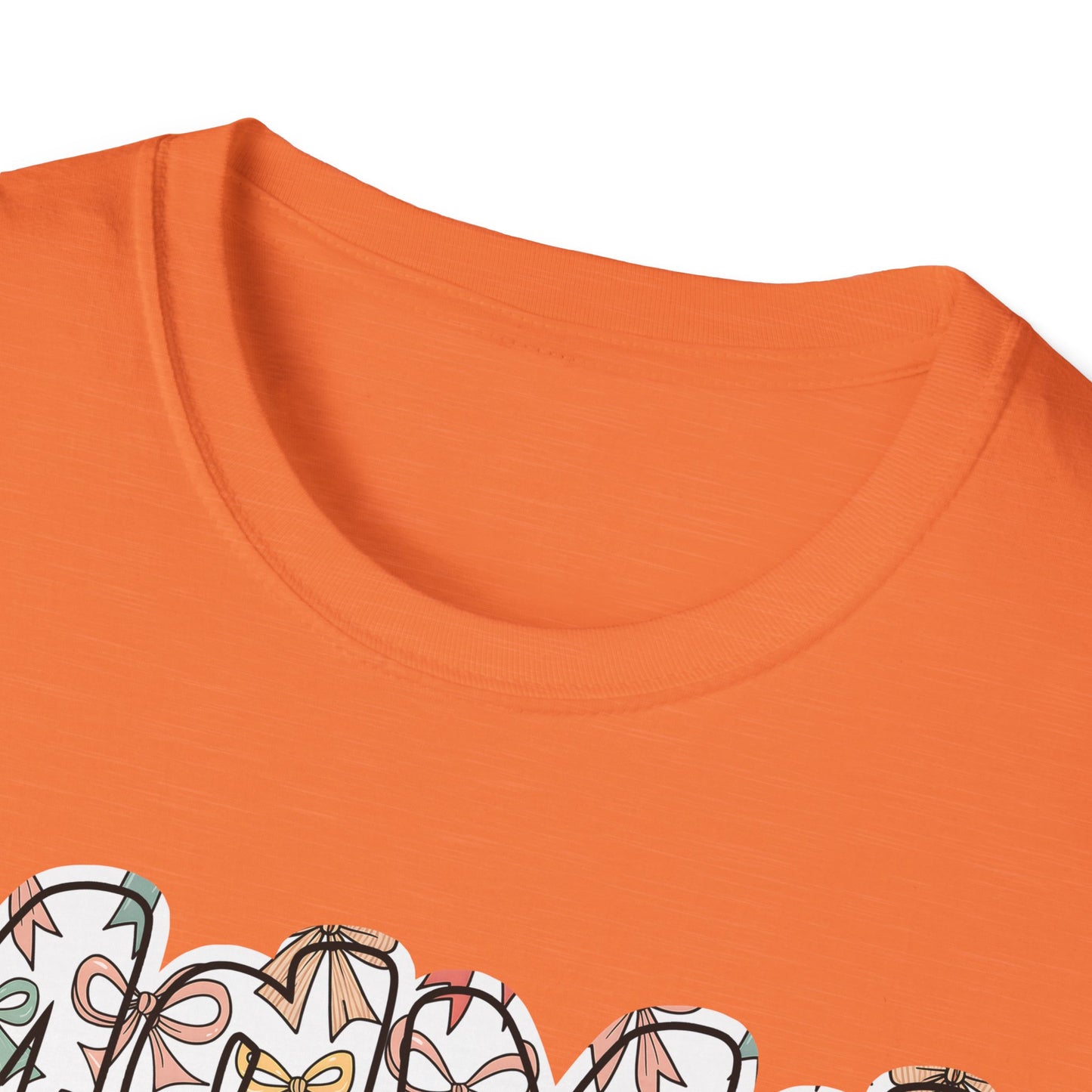 Mama Floral Typography T-Shirt — 'MAMA' Bow Graphic, Cute Mother's Day Gift