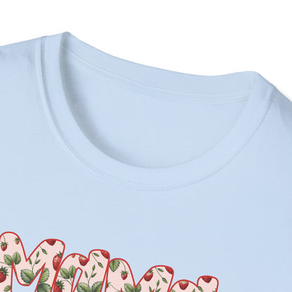 Strawberry Vibes T-Shirt — Retro Stars & Heart Graphic
