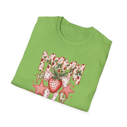 Strawberry Vibes T-Shirt — Retro Stars & Heart Graphic