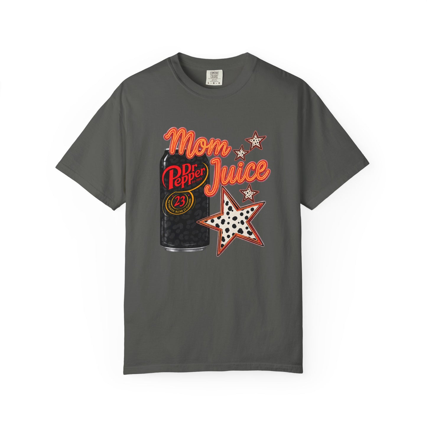 Mom Juice T-Shirt — Retro Dr Pepper Can Graphic Tee
