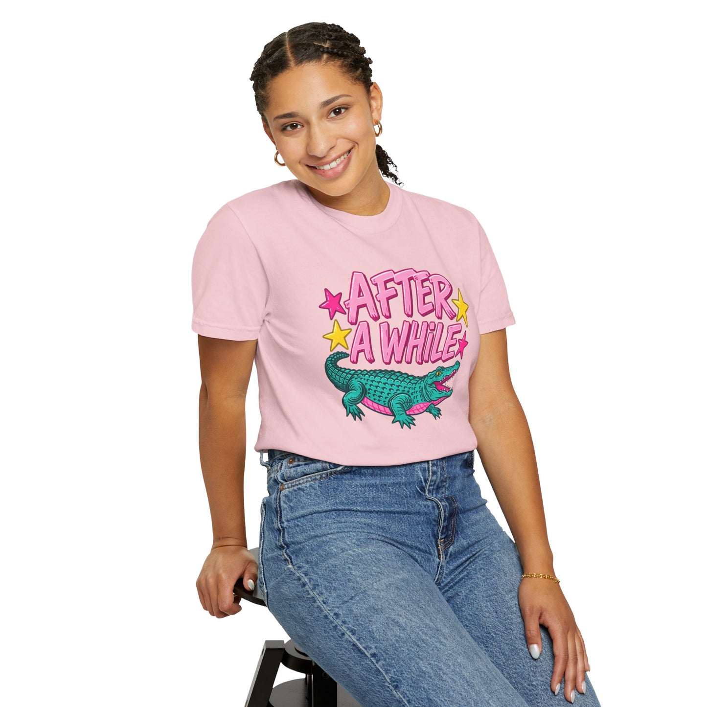 After A While Alligator T-Shirt — Retro Cartoon Gator Graphic Tee