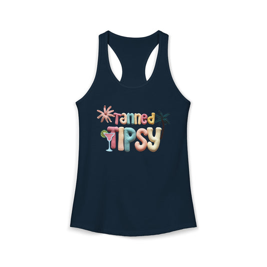 Tanned & Tipsy yarn Racerback Tank