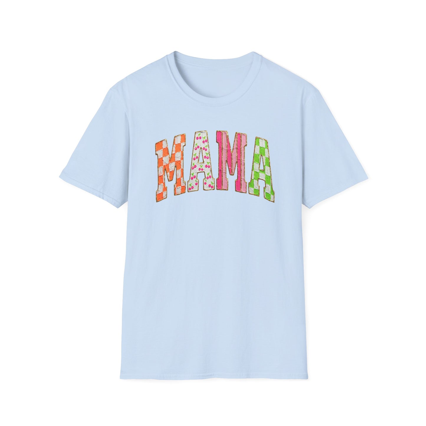 Mama Floral Patchwork T-Shirt