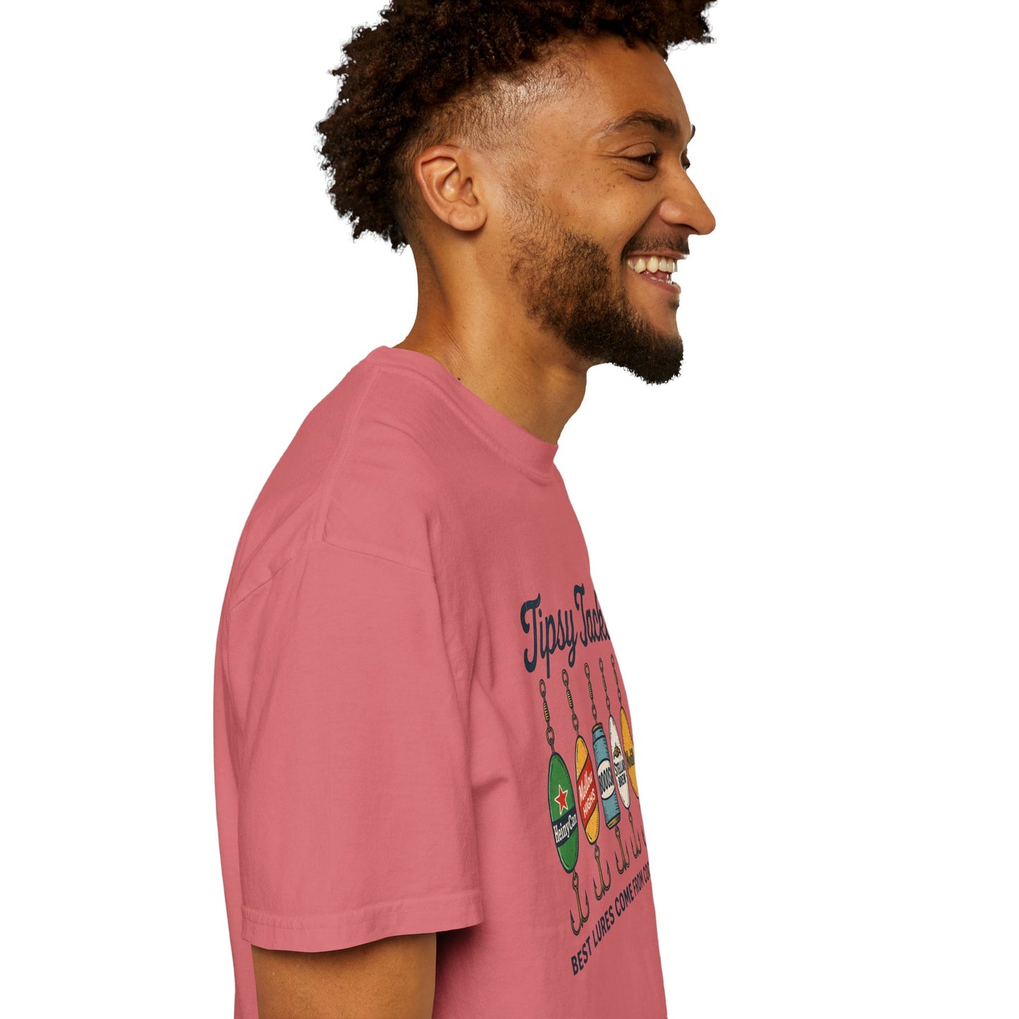 Tipsy Tackle Fishing T-Shirt — "Best Lures Come From Coolers" Graphic Tee