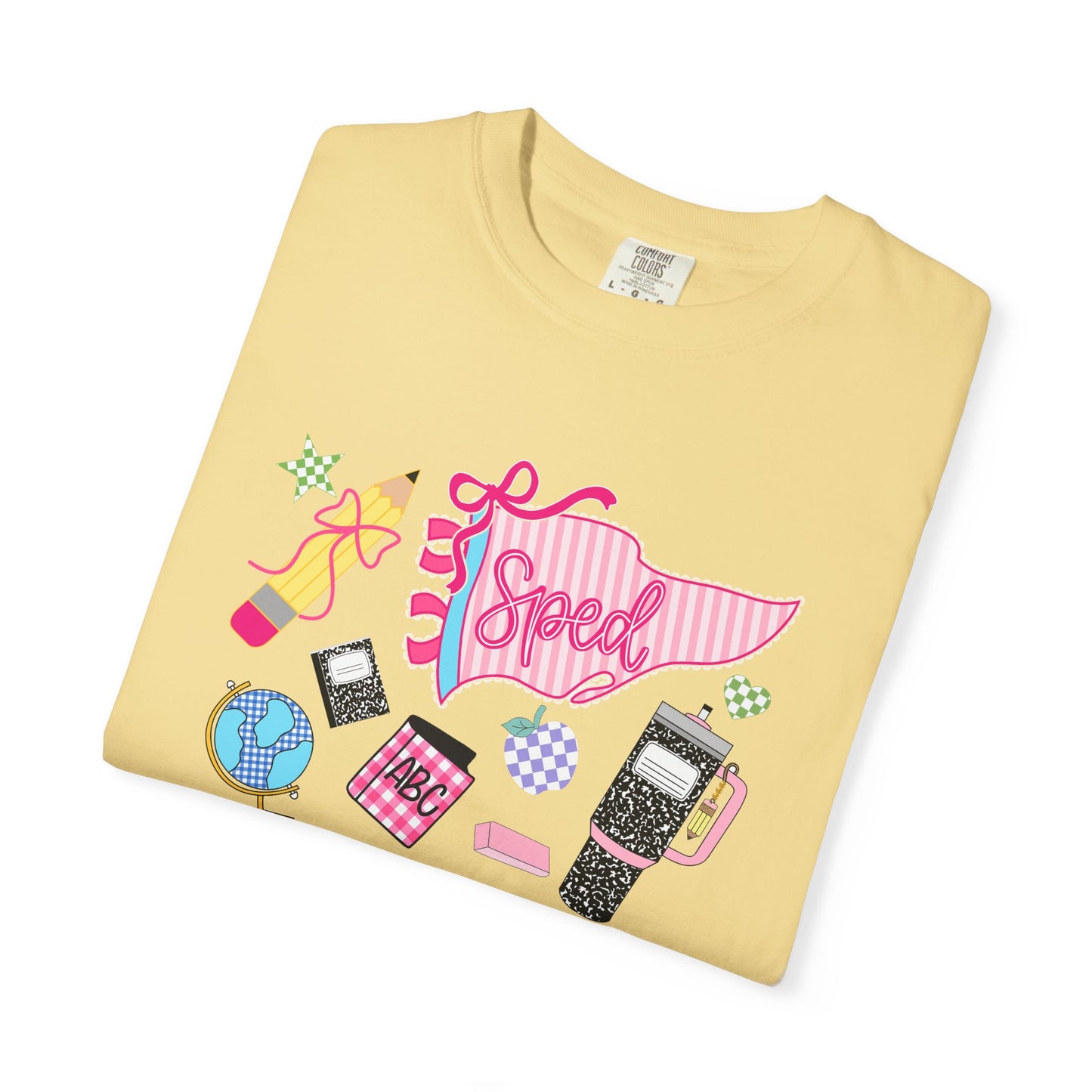 Retro Tech Collage T-Shirt — 'Speed' Graphic Tee for 90s Nostalgia
