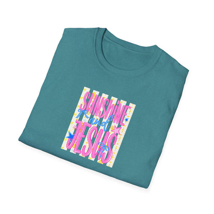 Sunshine and Jesus T‑Shirt — Bright Christian Faith Graphic Tee