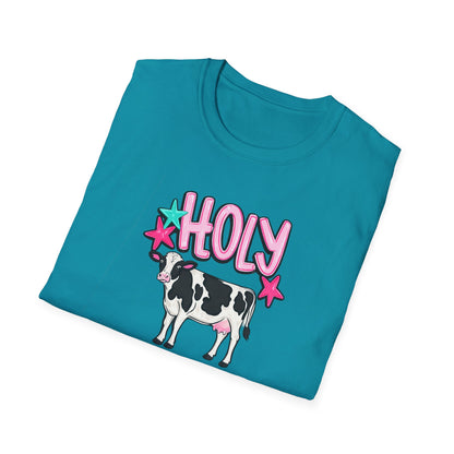 Holy Cow T-Shirt — Cute Pastel Cow Graphic Tee
