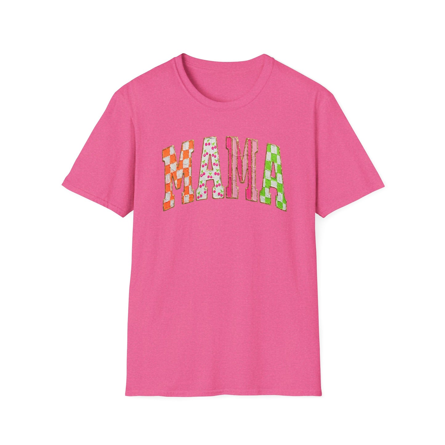Mama Floral Patchwork T-Shirt