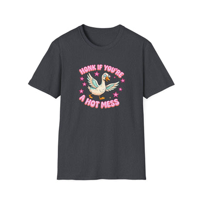 Honk If You’re A Hot Mess T-Shirt — Cute Vintage Dove Graphic Tee