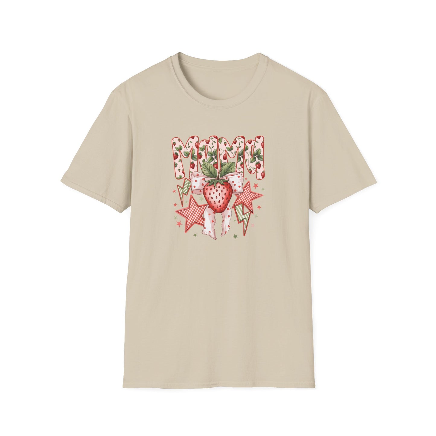 Strawberry Vibes T-Shirt — Retro Stars & Heart Graphic