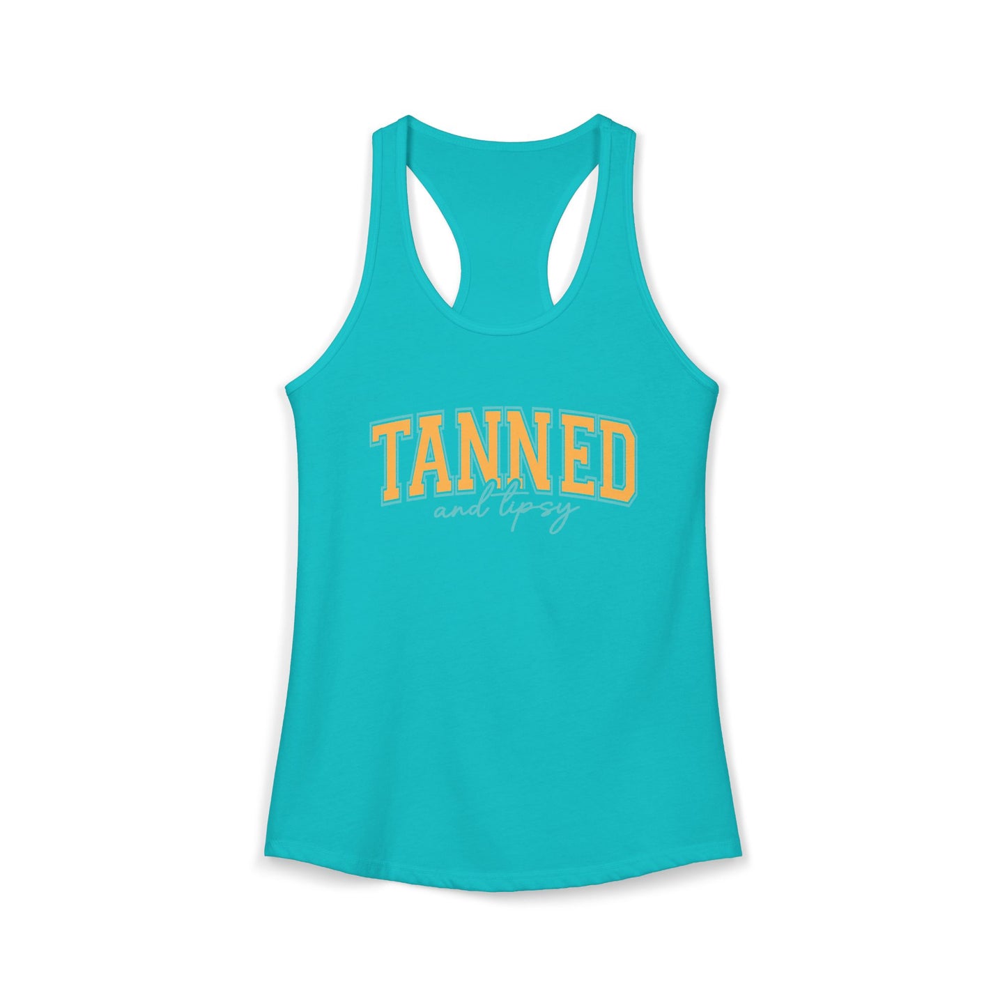 Tanned & Tipsy Racerback Tank
