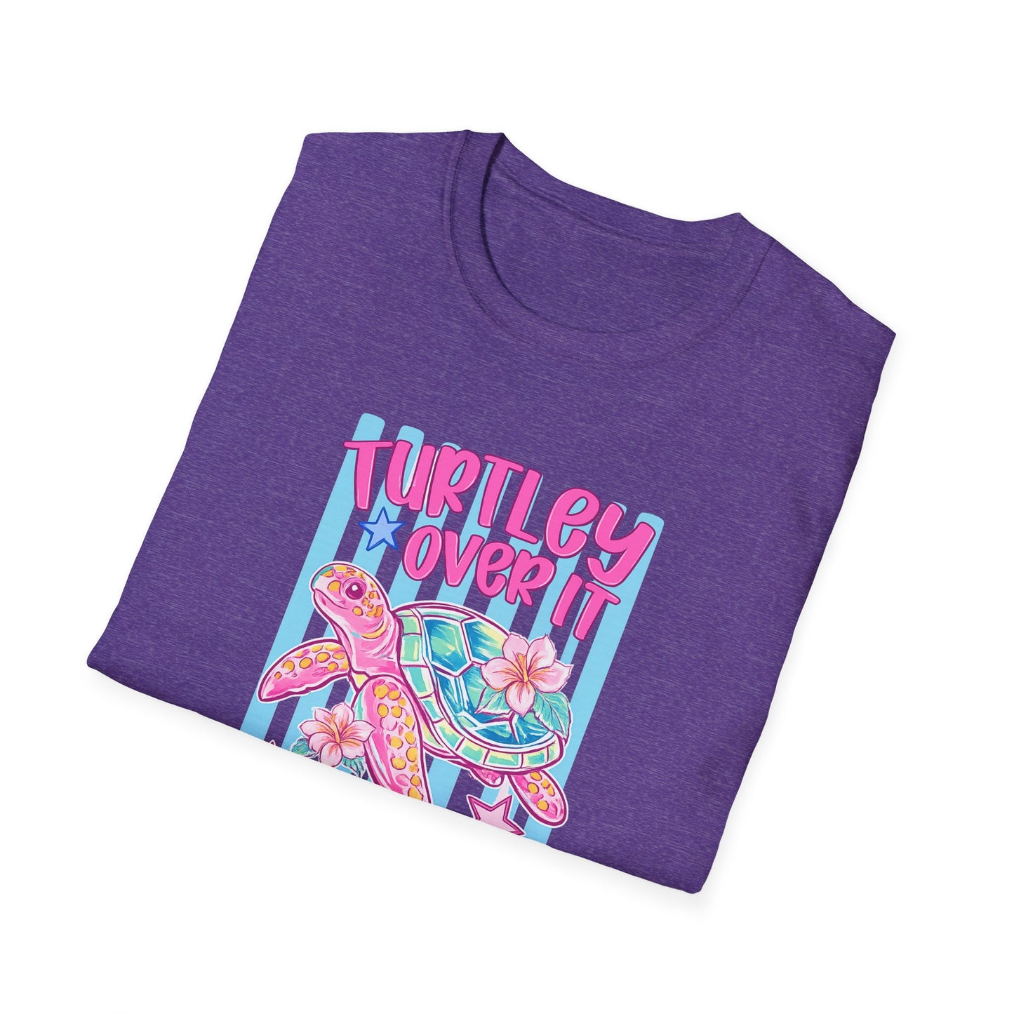 T-Shirt — "Turtley Loved It" Colorful Sea Turtle Graphic Tee