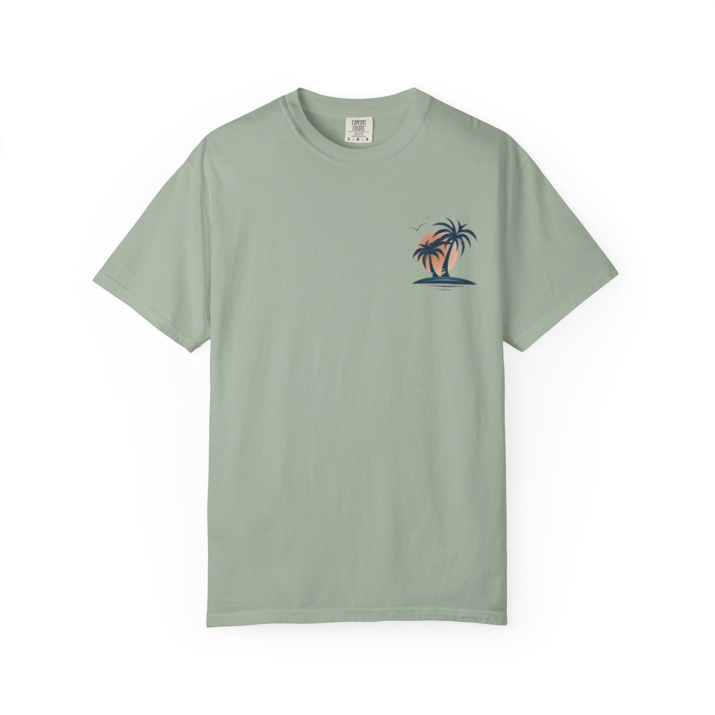 Palm Trees In the Sun, Front & Back T-shirt